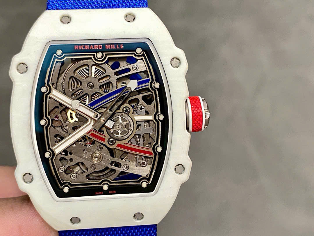 Richard Mille RM67-02 Refined Case White Carbon Super Light 37 Grams 38.7×47.52mm - Soul Replicas