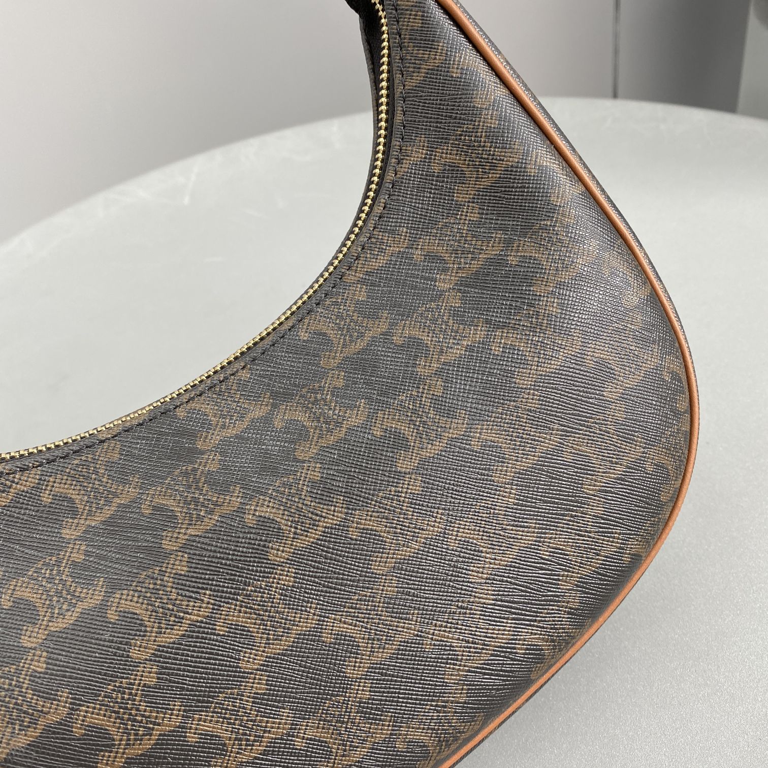 Celine Ava Bag In Triomphe Canvas Brown For Women 9in/23.5cm 193952BZJ.04LU - Soul Replicas