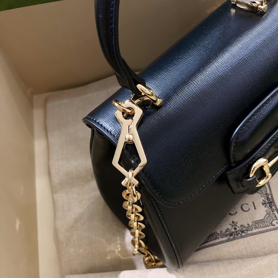 Gucci Horsebit 1955 Mini Bag Black For Women. Women-s Bags 8.7in/22cm Gucci 703848 AAA7G 1000 - Soul Replicas