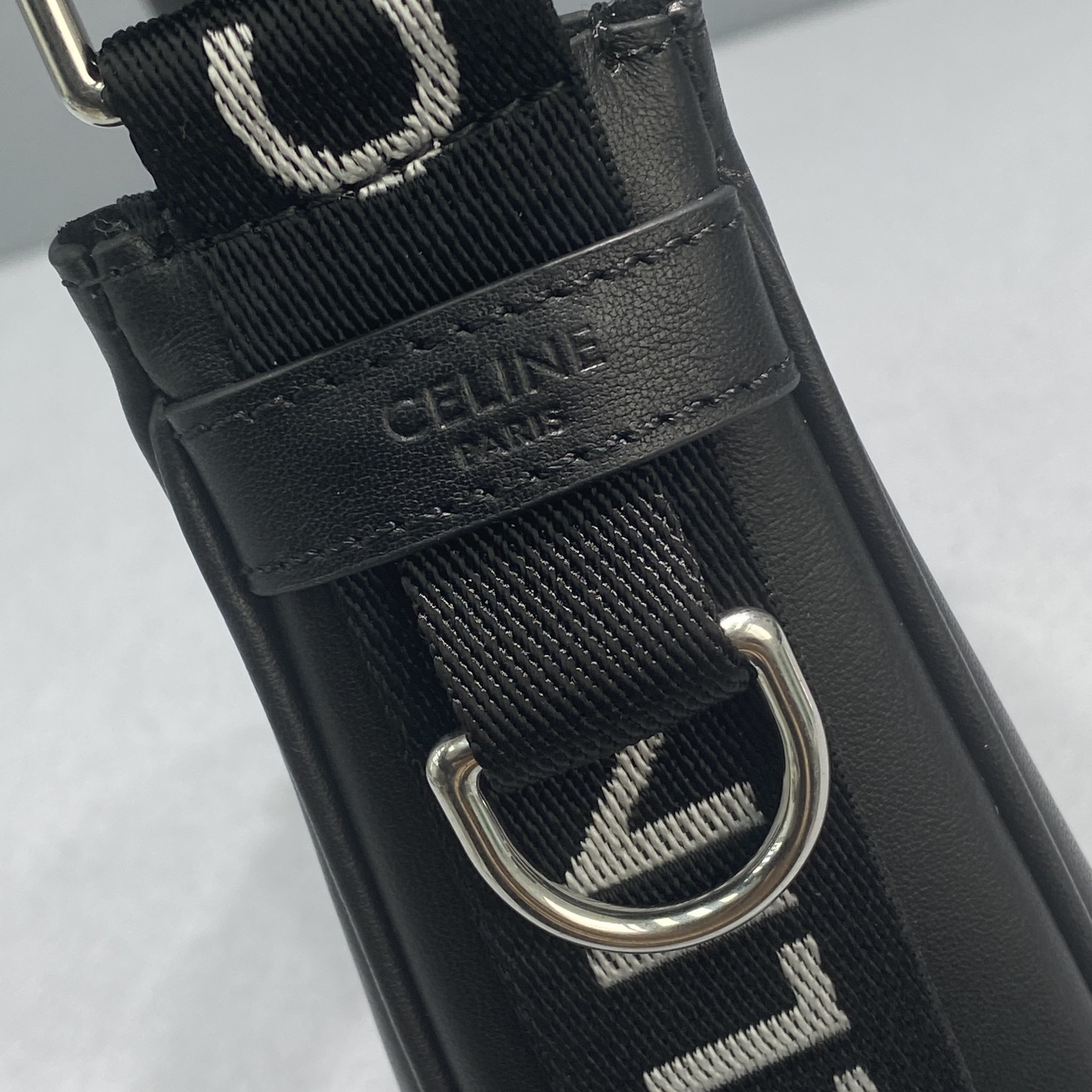 Celine Medium Ava Bag With Celine Strap Black For Women 9in/23cm  - Soul Replicas