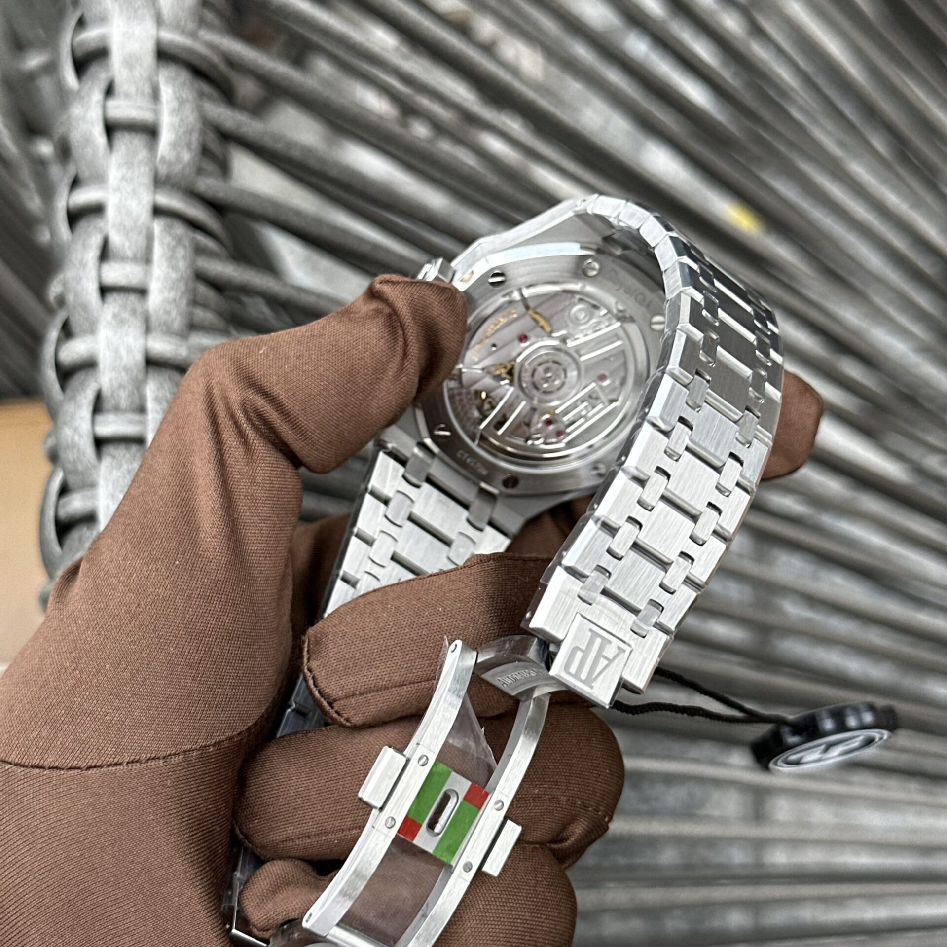 Audemars Piguet Replica Watch Royal Oak 15510ST Green Dial ZF Factory 41mm - Soul Replicas