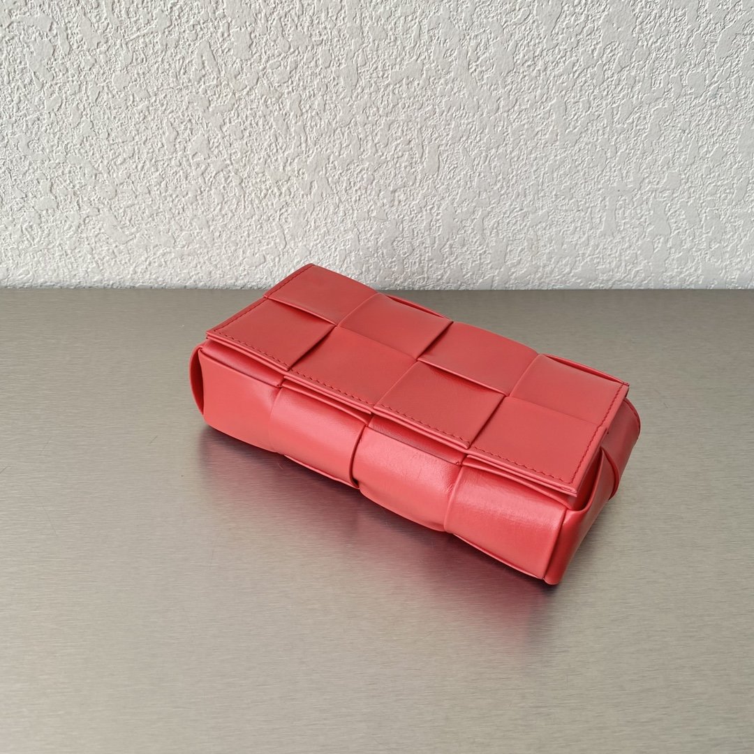 Bottega Veneta Candy Cassette Red. For Women. Women's Bags 4.7in/12cm - Soul Replicas