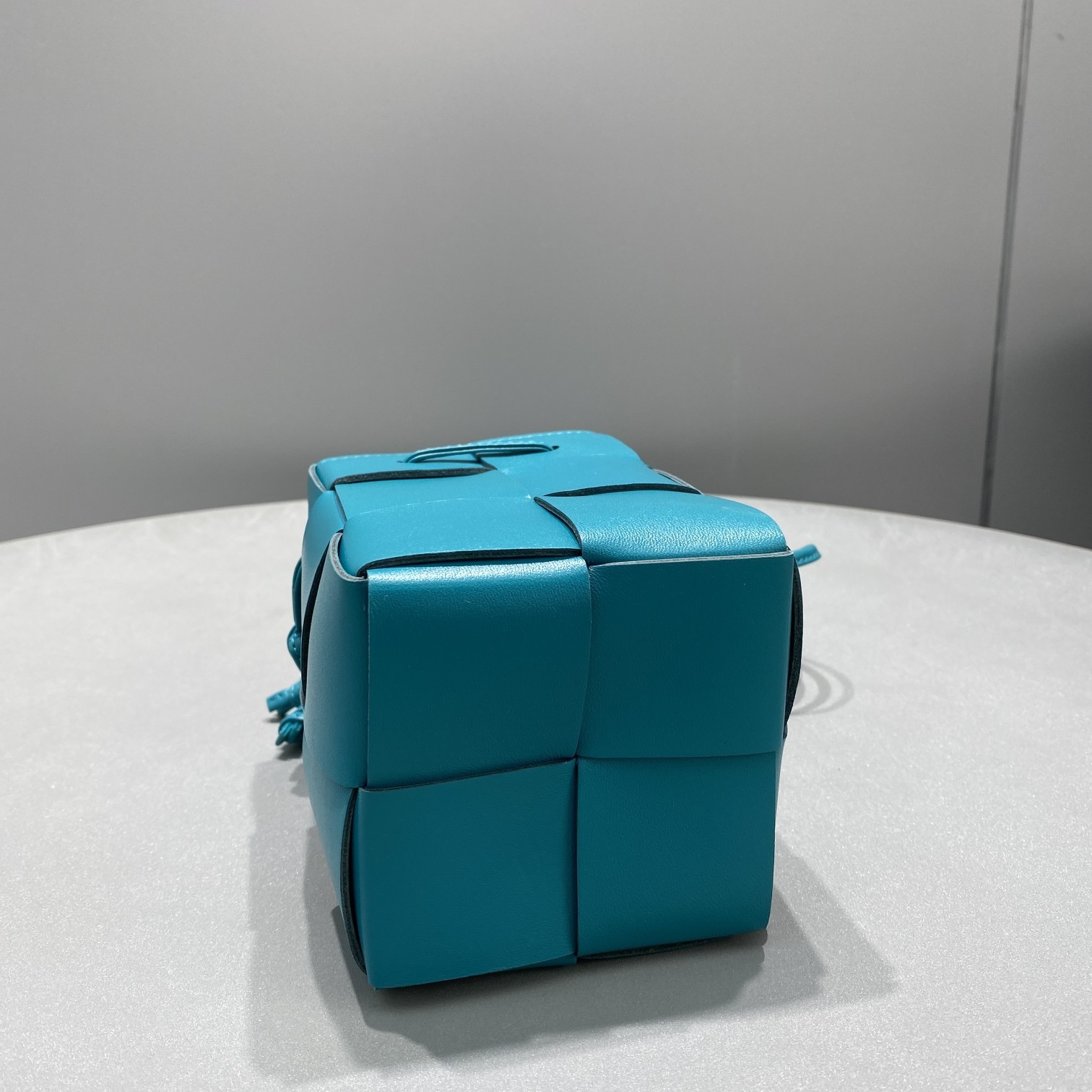 Bottega Veneta Mini Cassette Bucket Bag Blue. For Women. Women-s Bags 5.5in/14cm - Soul Replicas