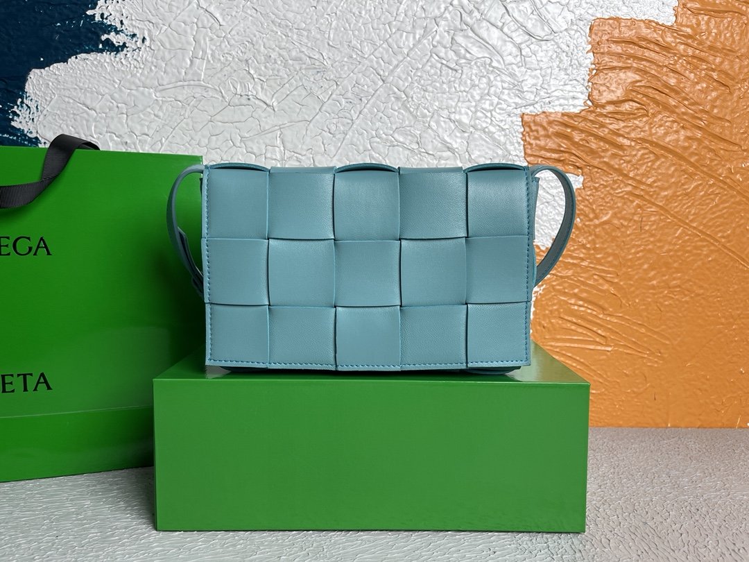 Bottega Veneta Cassette Light Blue. For Women. Women's Bags 9.1in/23cm - Soul Replicas