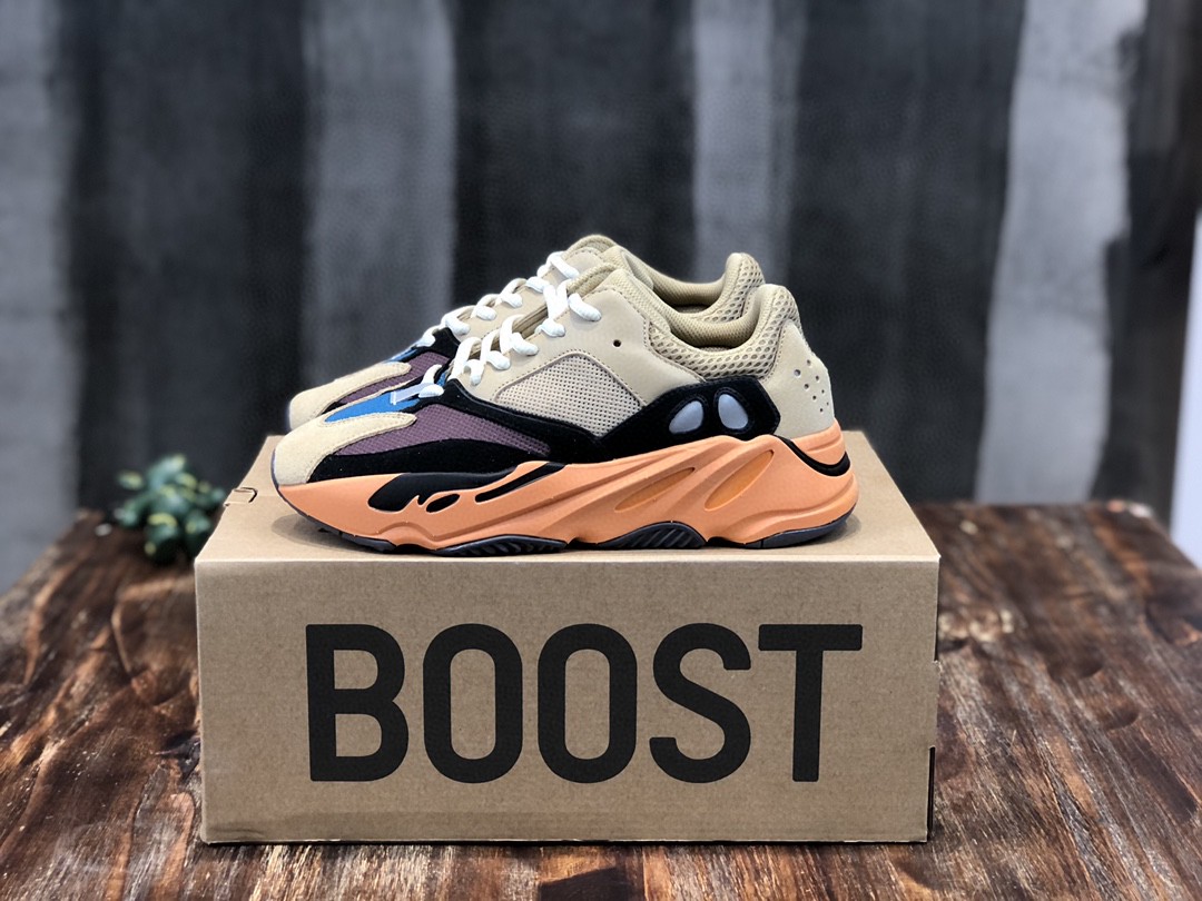 Adidas YZ Boost 700 Yellow Brown Blue For Women GW0297 - Soul Replicas