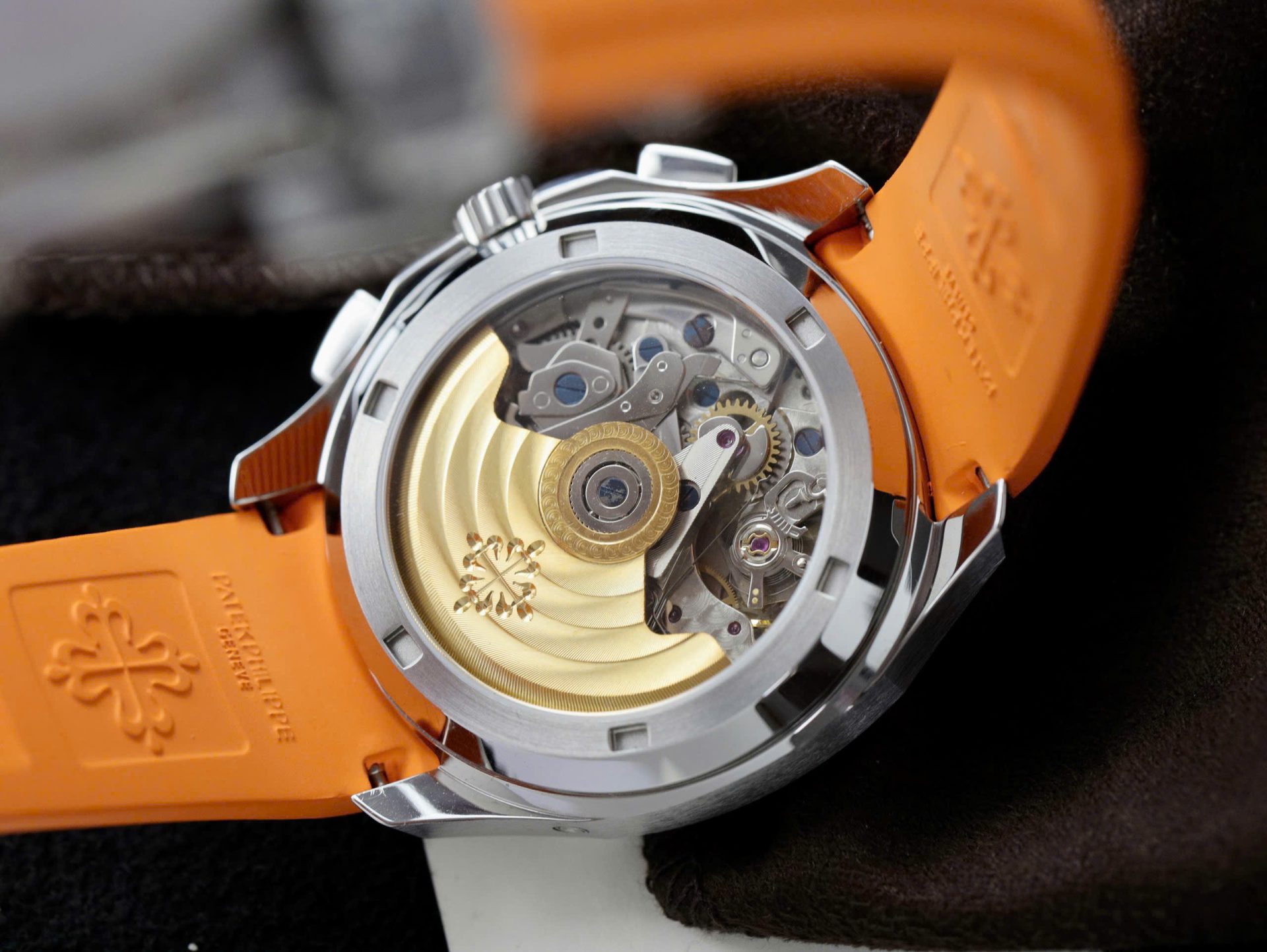 Patek Philippe Aquanaut 5968A Replica 11 Watch Orange Rubber Strap 42.2mm - Soul Replicas