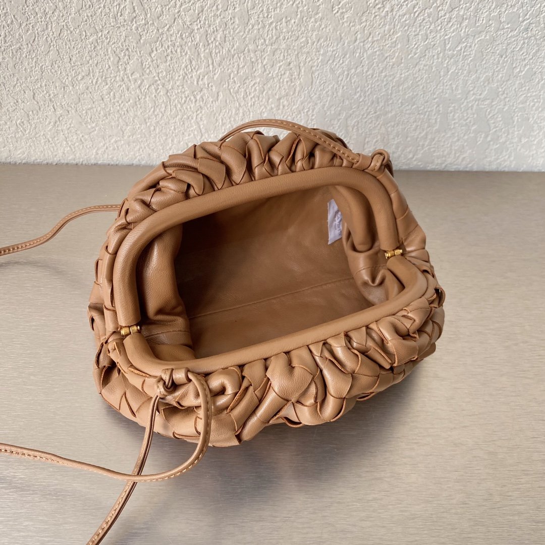 Bottega Veneta Mini Pouch Caramel. For Women. Women-s Bags 8.6in/22cm 585852VCPP19850 - Soul Replicas