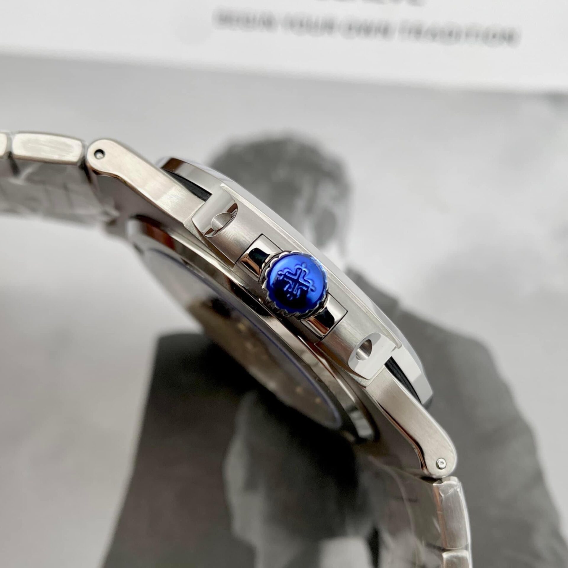 Patek Philippe Nautilus 5711 White Dial Replica Watch 3K Factory 40mm - Soul Replicas