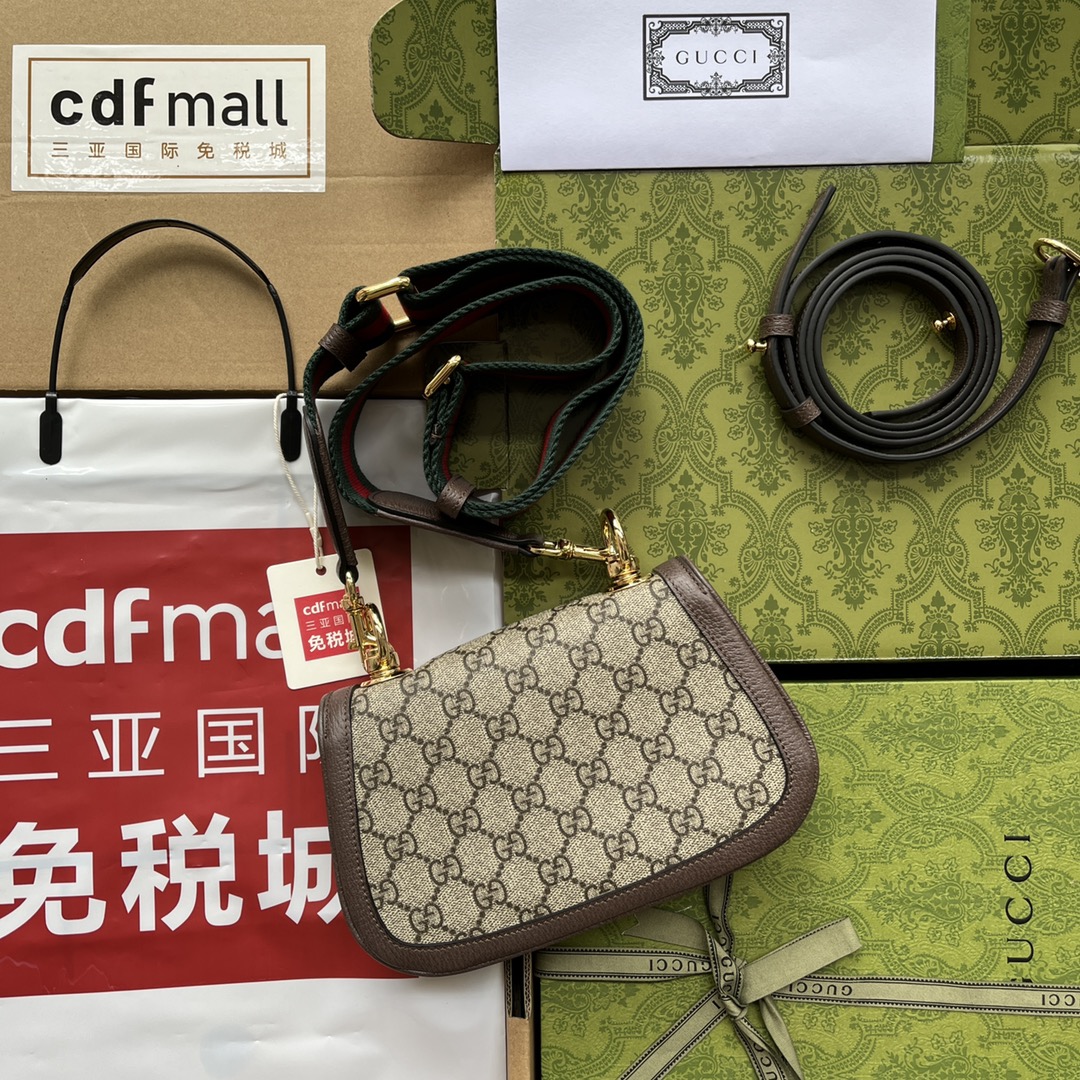 Gucci Blondie Mini Bag Brown And Beige For Women. Women-s Bags 8.7in/22cm Gucci - Soul Replicas