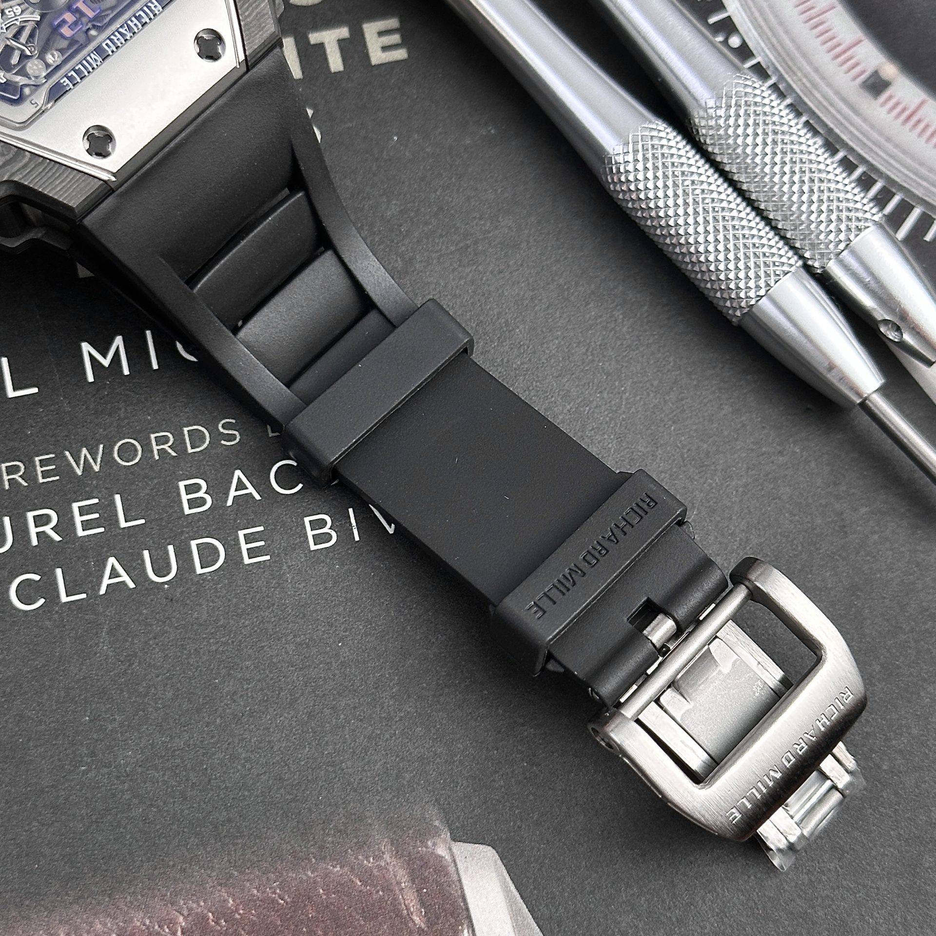 Richard Mille Replica Watch RM21-02 Tourbillon Aerodyne Rubber Strap 43mm - Soul Replicas