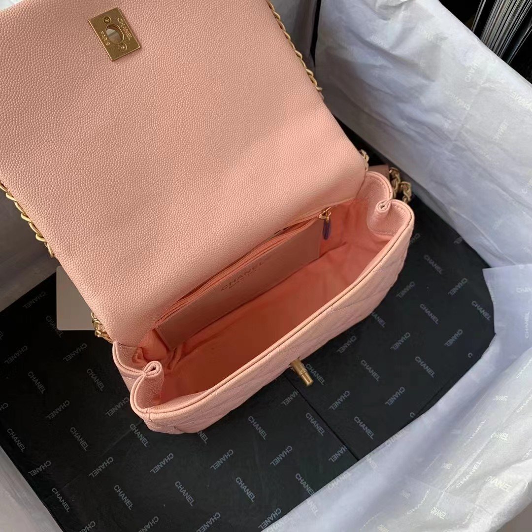 ChanelFlapbag With Chain Light PiNike For Women. Women-s Bags 8.3in/21cm - Soul Replicas