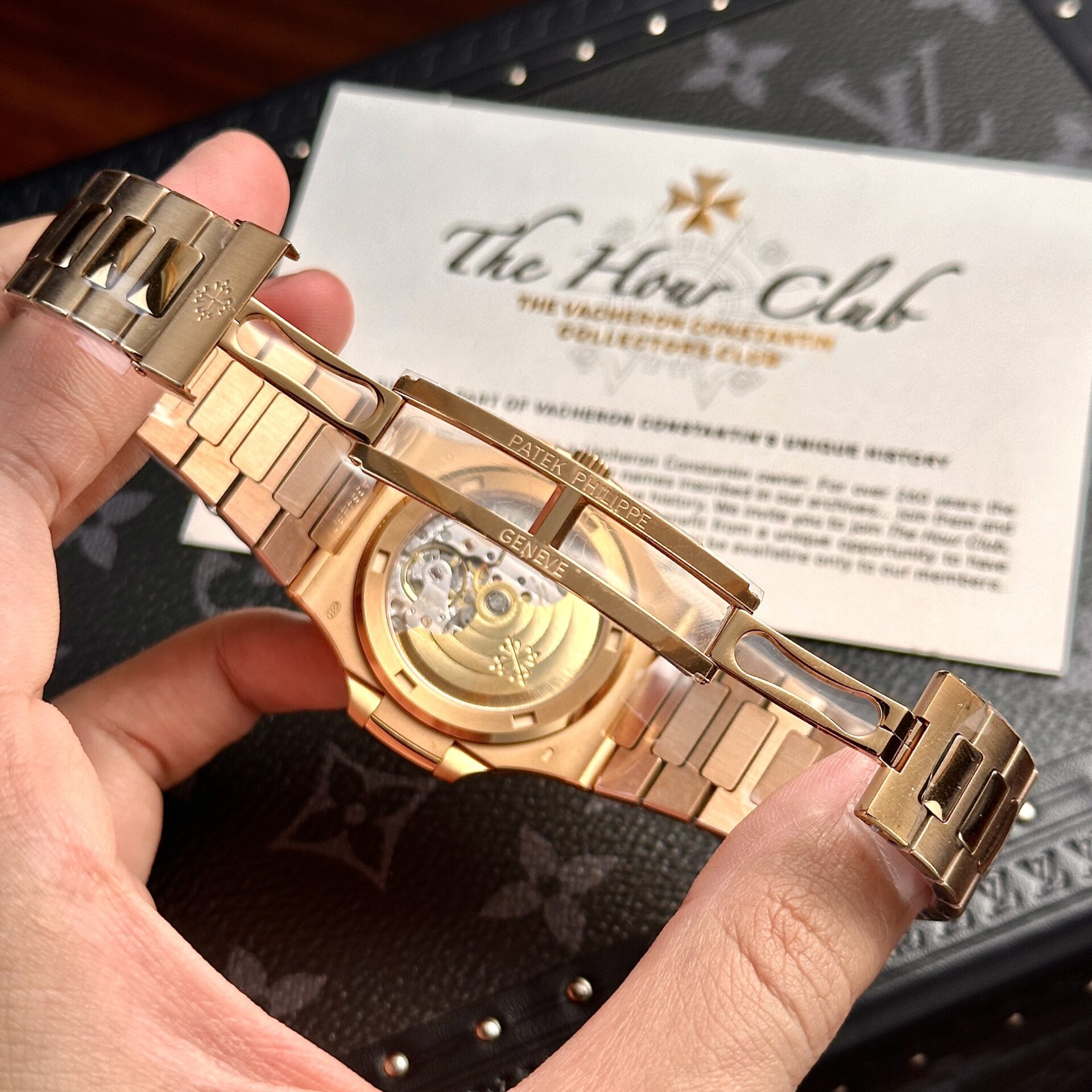 Patek Philippe Nautilus 5711 Brown Dial Rose Gold Case 3K Factory 40mm - Soul Replicas