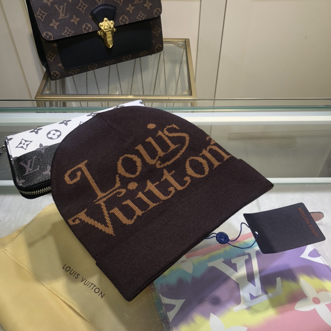 Louis Vuitton Beanie In Brown LV Headwear - Soul Replicas