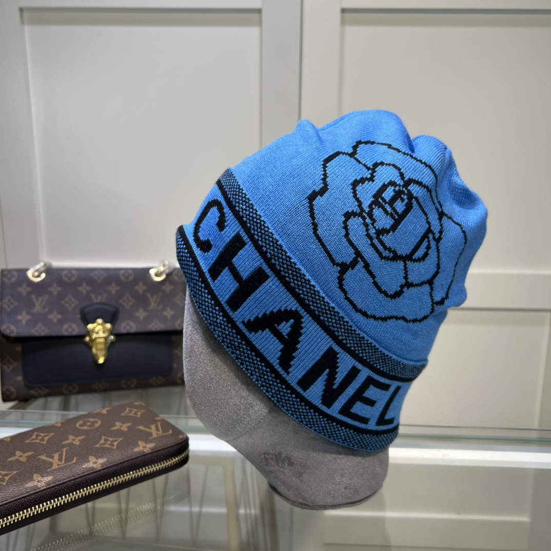 Chanel Beanie In Blue - Soul Replicas