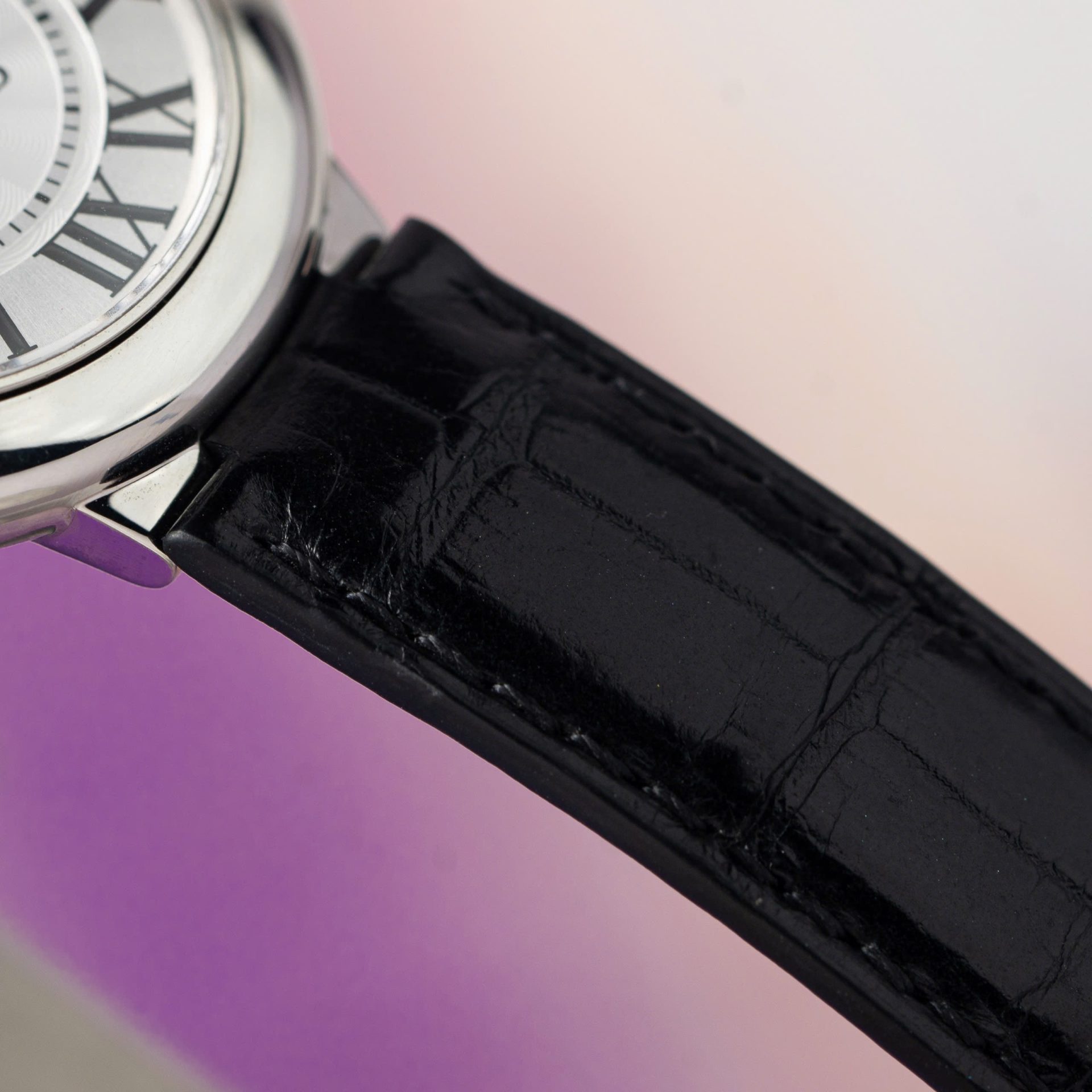 Cartier Ballon Bleu Replica 1:1 Watch White Dial Leather Strap 36mm - Soul Replicas