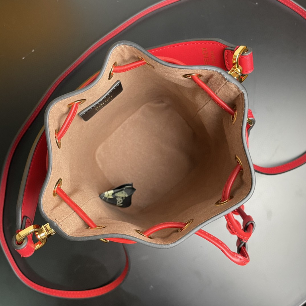 Fendi Mon Tresor Red Mini Bag For Woman 18cm/7in - Soul Replicas