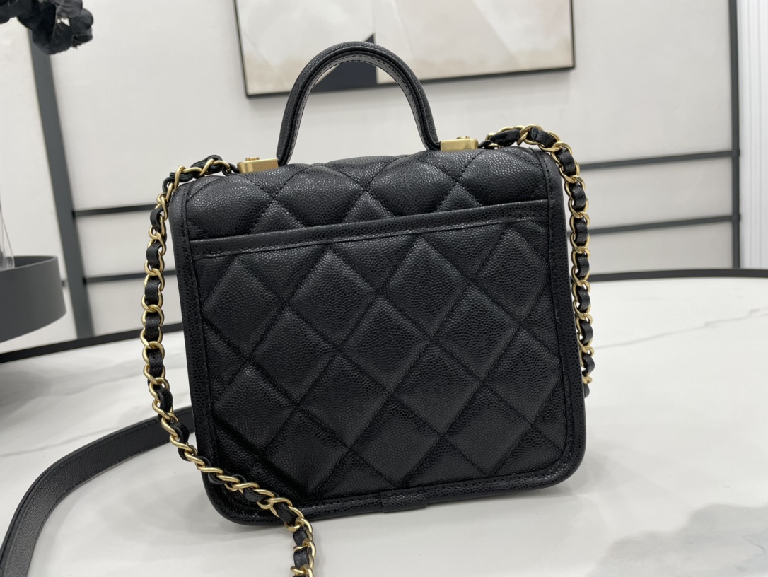 Chanel 22K Flap Bag Black For Women. Women-s Bags 8.1in/20.5cm - Soul Replicas