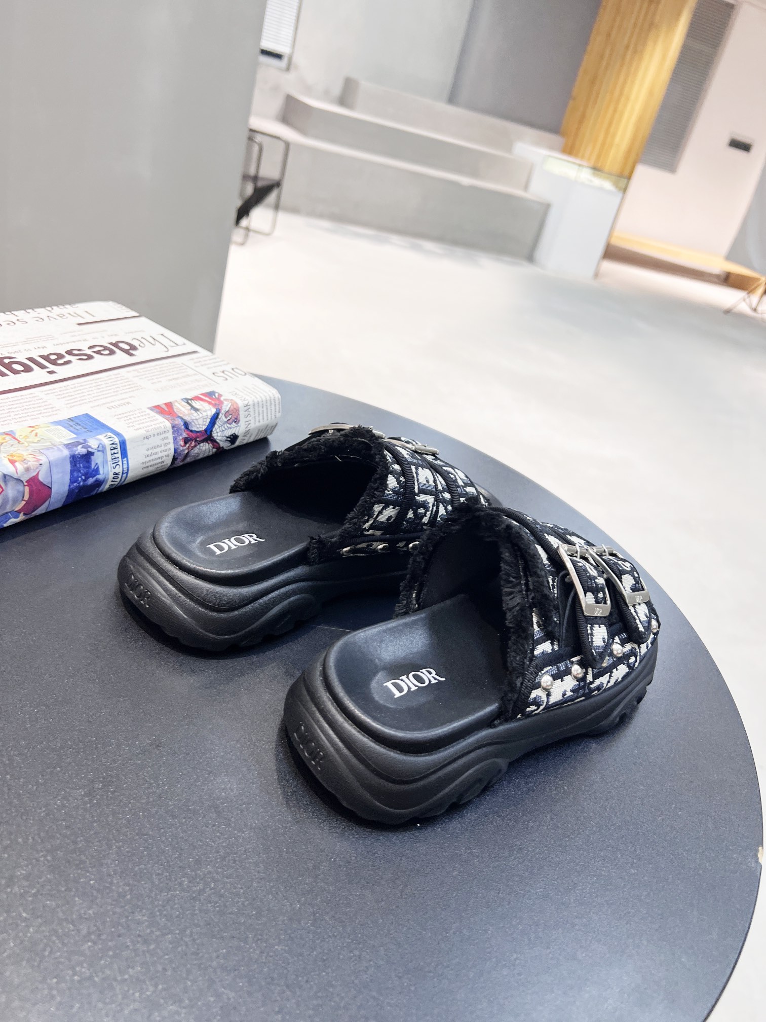 Christian Dior Women's D-Wander Slide Black For Women CD - Soul Replicas