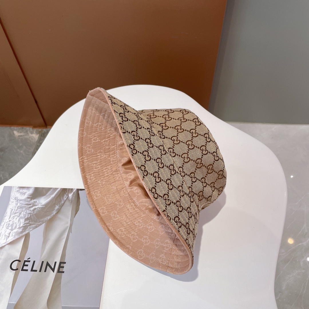 Gucci Bucket Hat Beige Gucci Hat - Soul Replicas