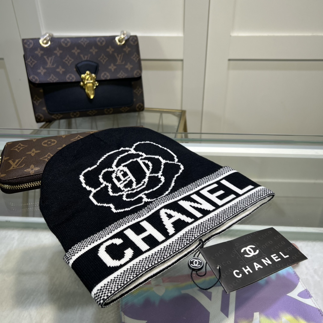 Chanel Beanie In Black - Soul Replicas