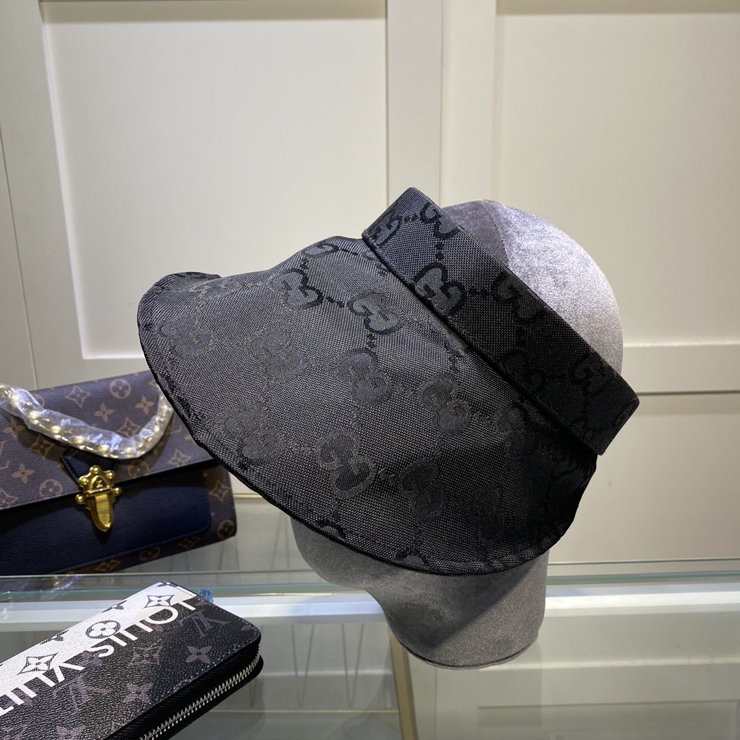 Gucci Canvas Baseball Cap Black - Soul Replicas