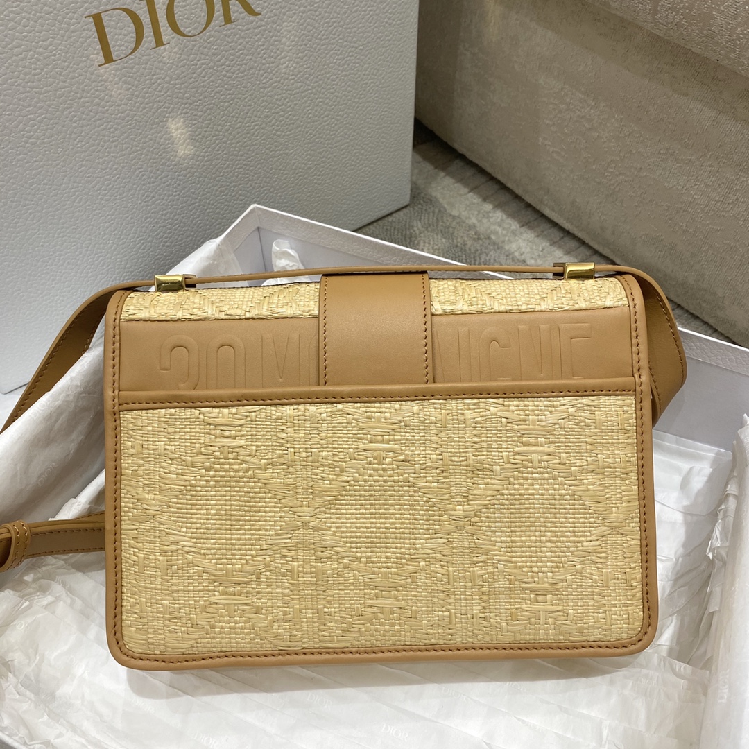 Christian Dior 30 Montaigne Bag Natural Cannage Raffia. Brown. For Women Women-s Handbags. Shoulder Bags. Crossbody Bags. 24cm CD M9203UMBE_M925 - Soul Replicas