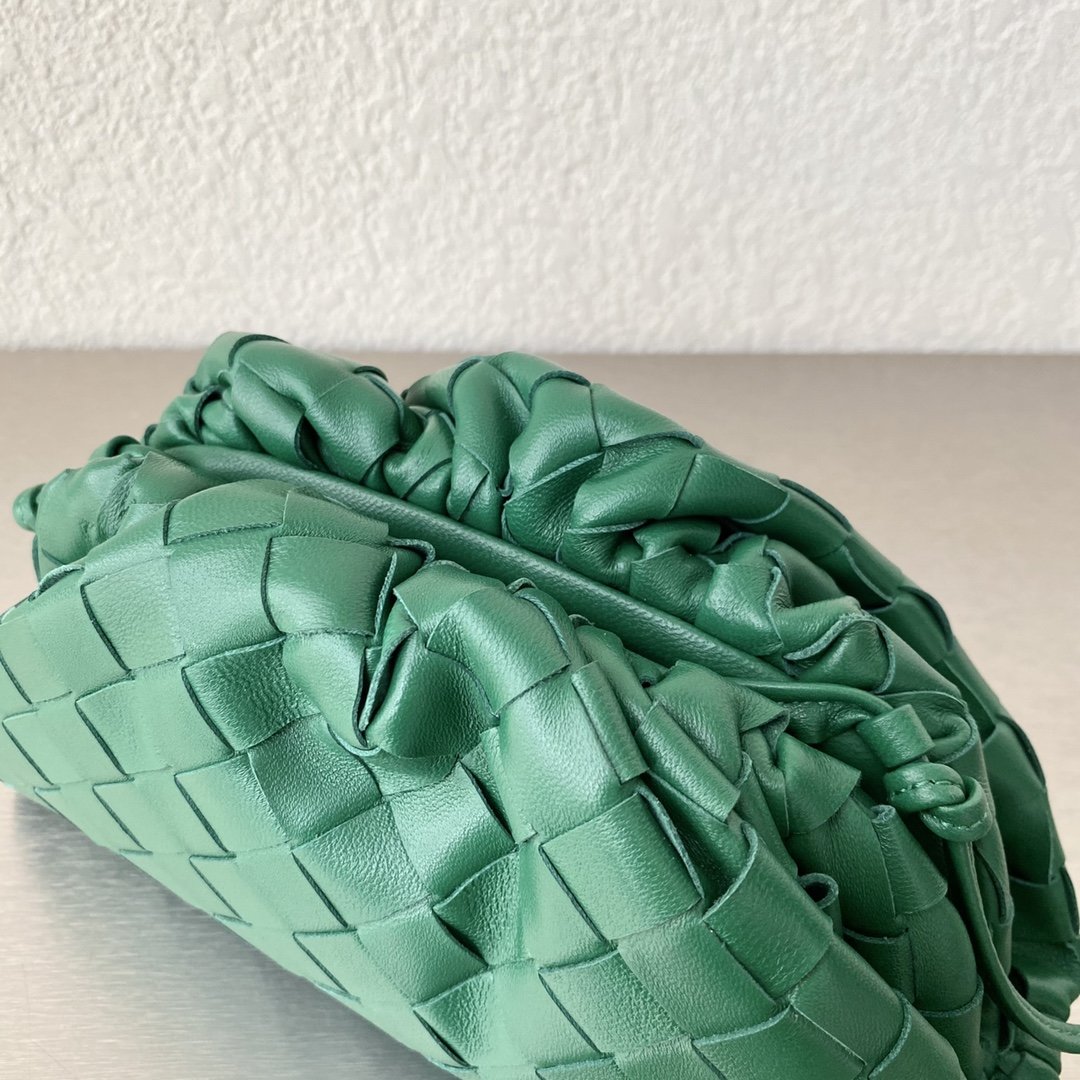 Bottega Veneta Mini Pouch Green. For Women. Women-s Bags 8.6in/22cm - Soul Replicas