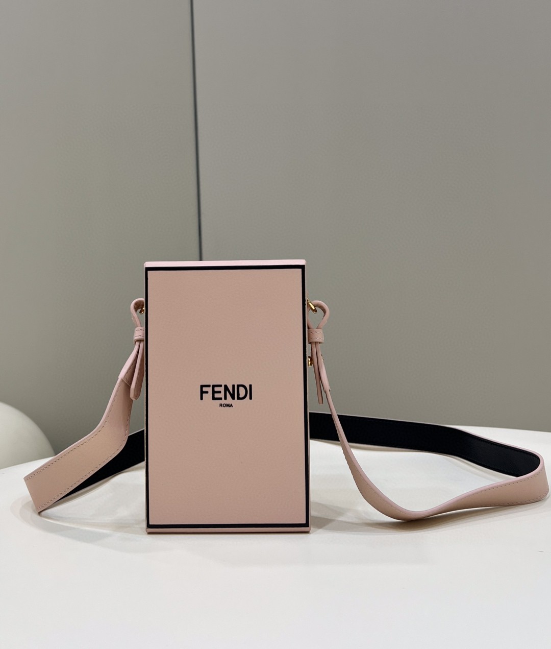 Fendi Vertical Box Pink RM 6.400 Bag For Woman 17cm/6.5in - Soul Replicas