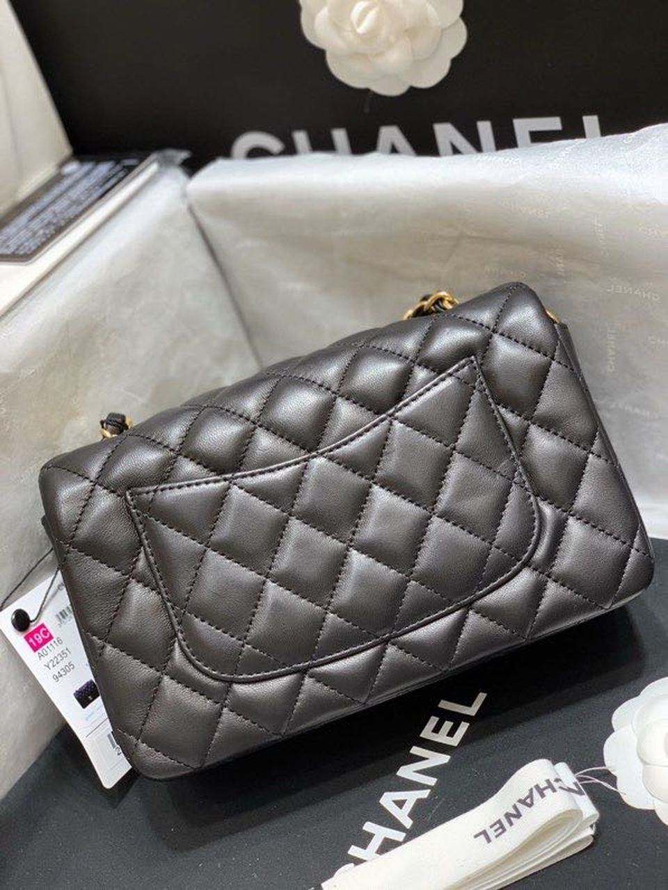 Chanel Classic Flap Bag Gold Toned Hardware Black For Women. Women-s Bags. Shoulder And Crossbody Bags 7.8in/20cm A01116 - Soul Replicas