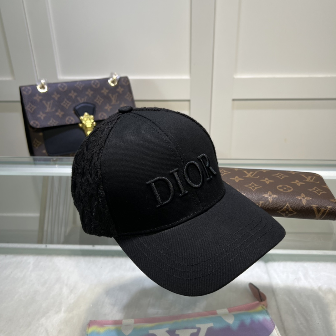 Christian Dior Baseball Cap Black Cap - Soul Replicas