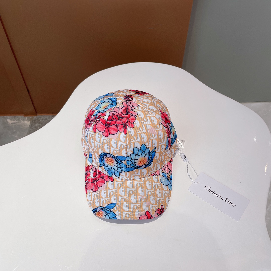 Christian Dior Baseball Cap White/Beige Cap - Soul Replicas