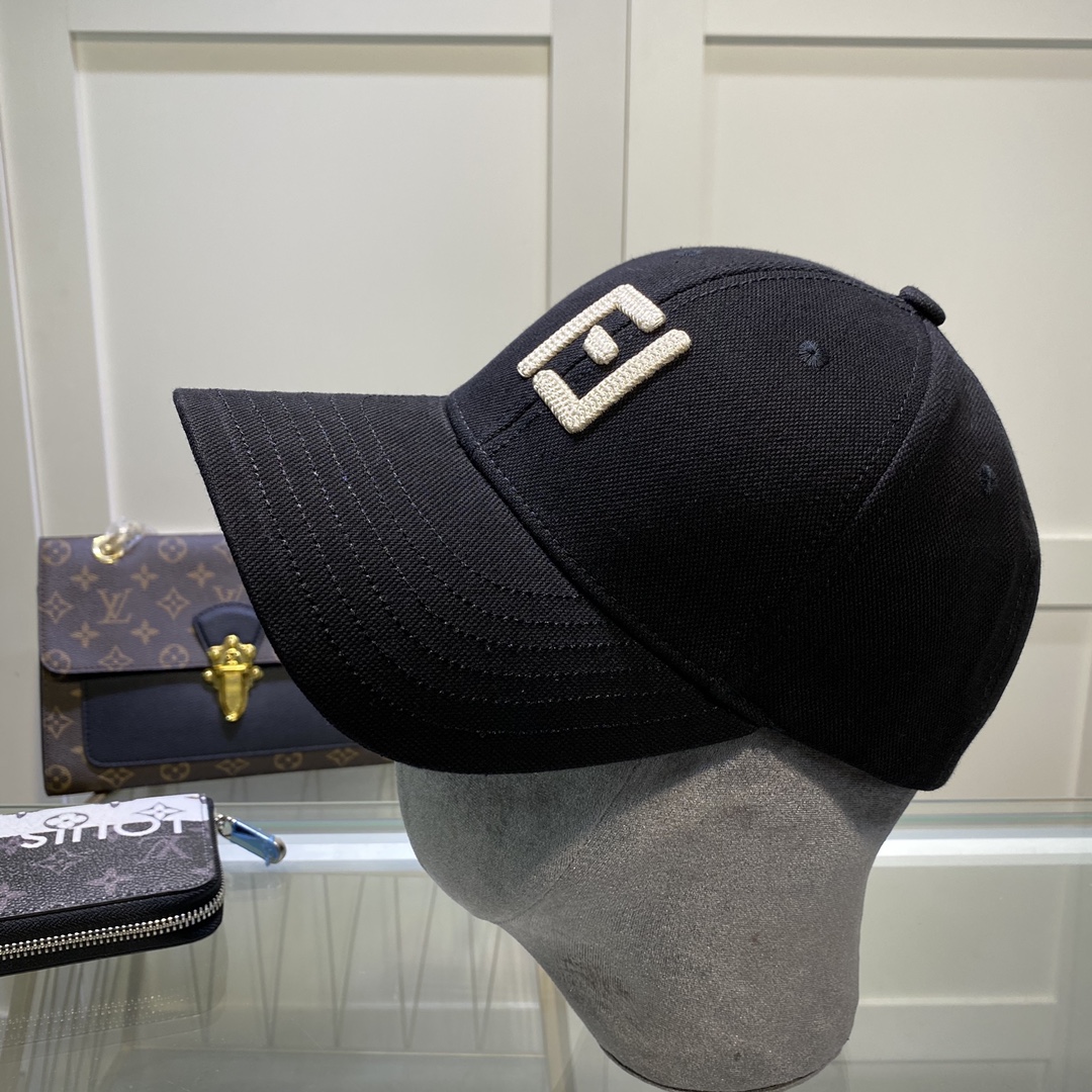 Fendi Baseball Cap Black Fendi Cap - Soul Replicas