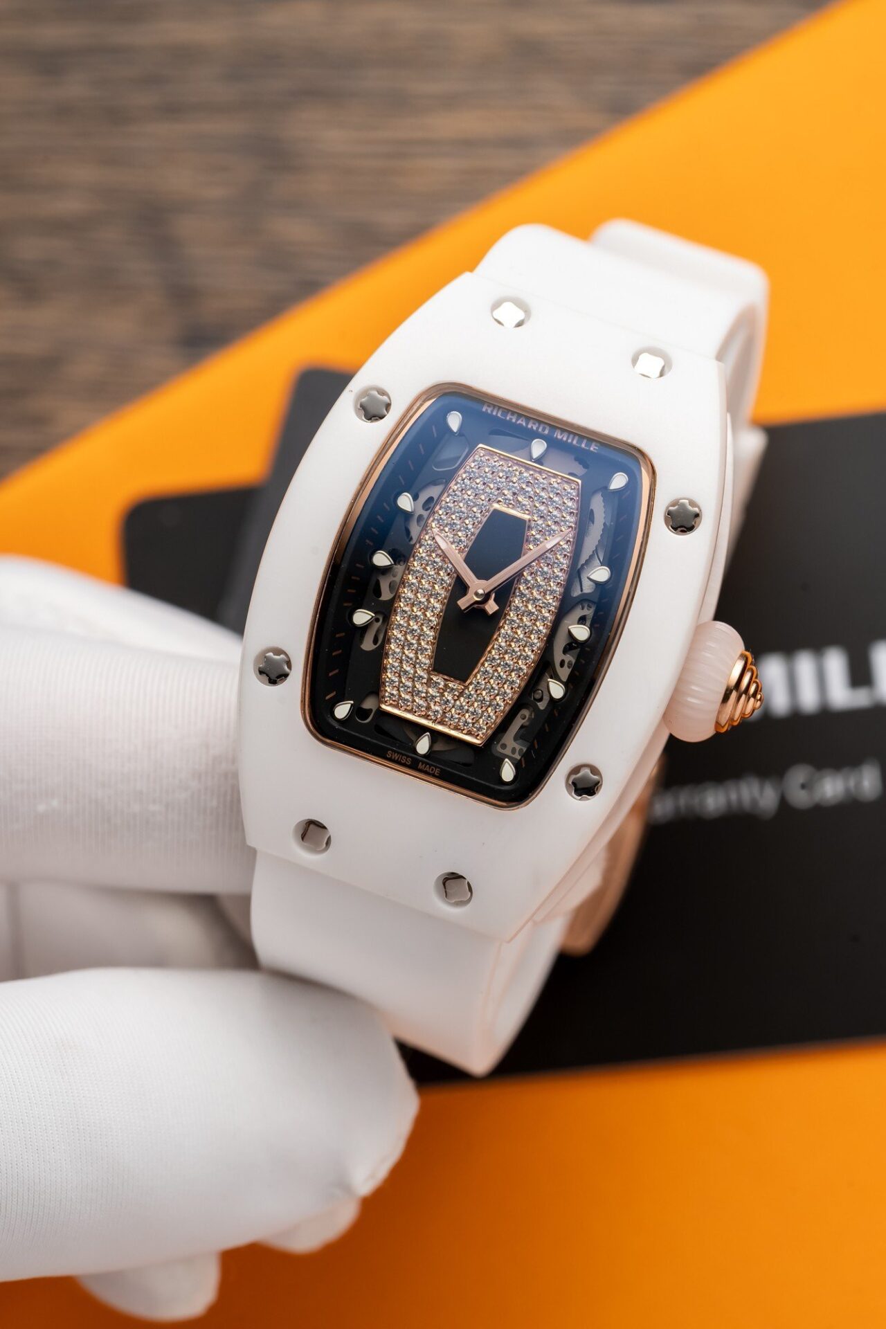 Richard Mille RM07-01 High Quality Replica Watch White Ceramic Case 36mm - Soul Replicas