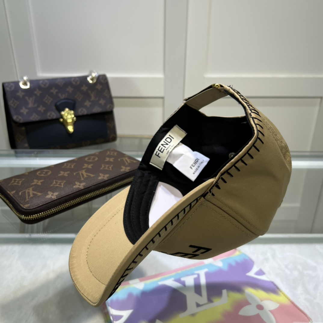 Fendi Baseball Cap Beige Fendi Cap - Soul Replicas