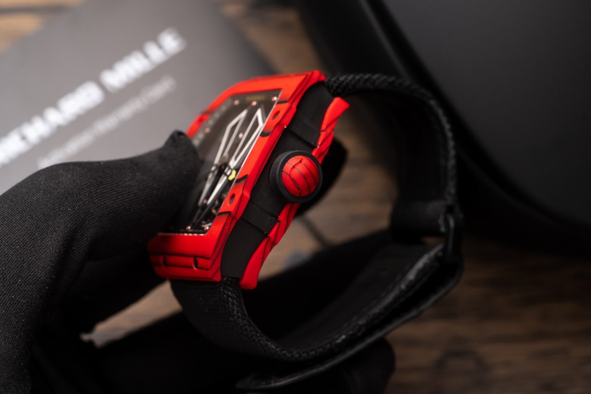 Richard Mille Replica Watch RM27-03 Tourbillon Rafael Nadal Red Carbon 44mm - Soul Replicas