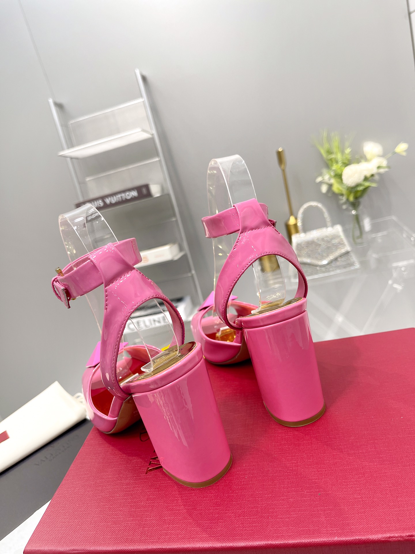 Valentino Garavani One Stud Sandal With Maxi Stud Embellishment Pink For Women XW0S0EI6CYII16 - Soul Replicas