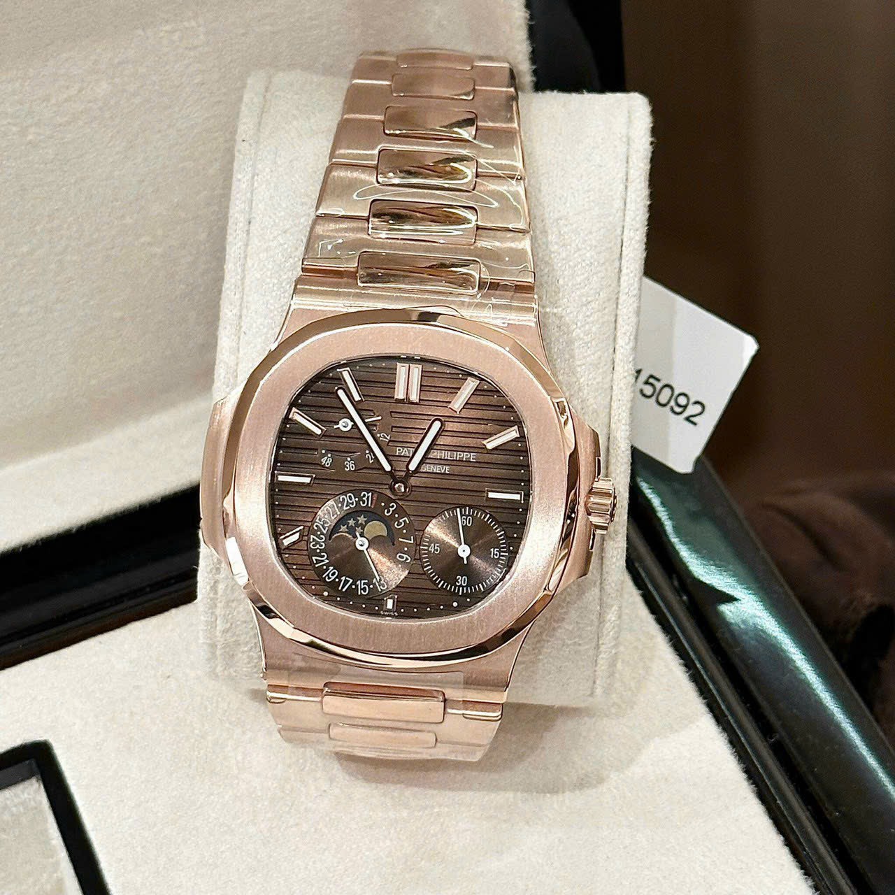 Patek Philippe Nautilus 5712 Gold Wrapped Chocolate Dial GRF 40mm - Soul Replicas