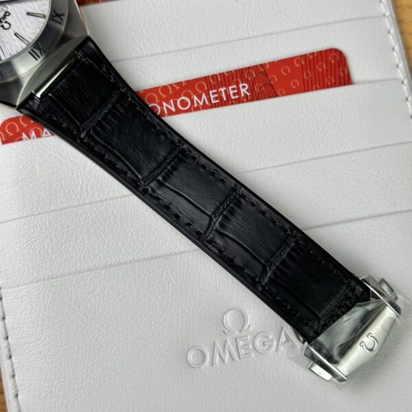 Omega Replica Watch Constellation White Dial Leather Strap 41mm - Soul Replicas
