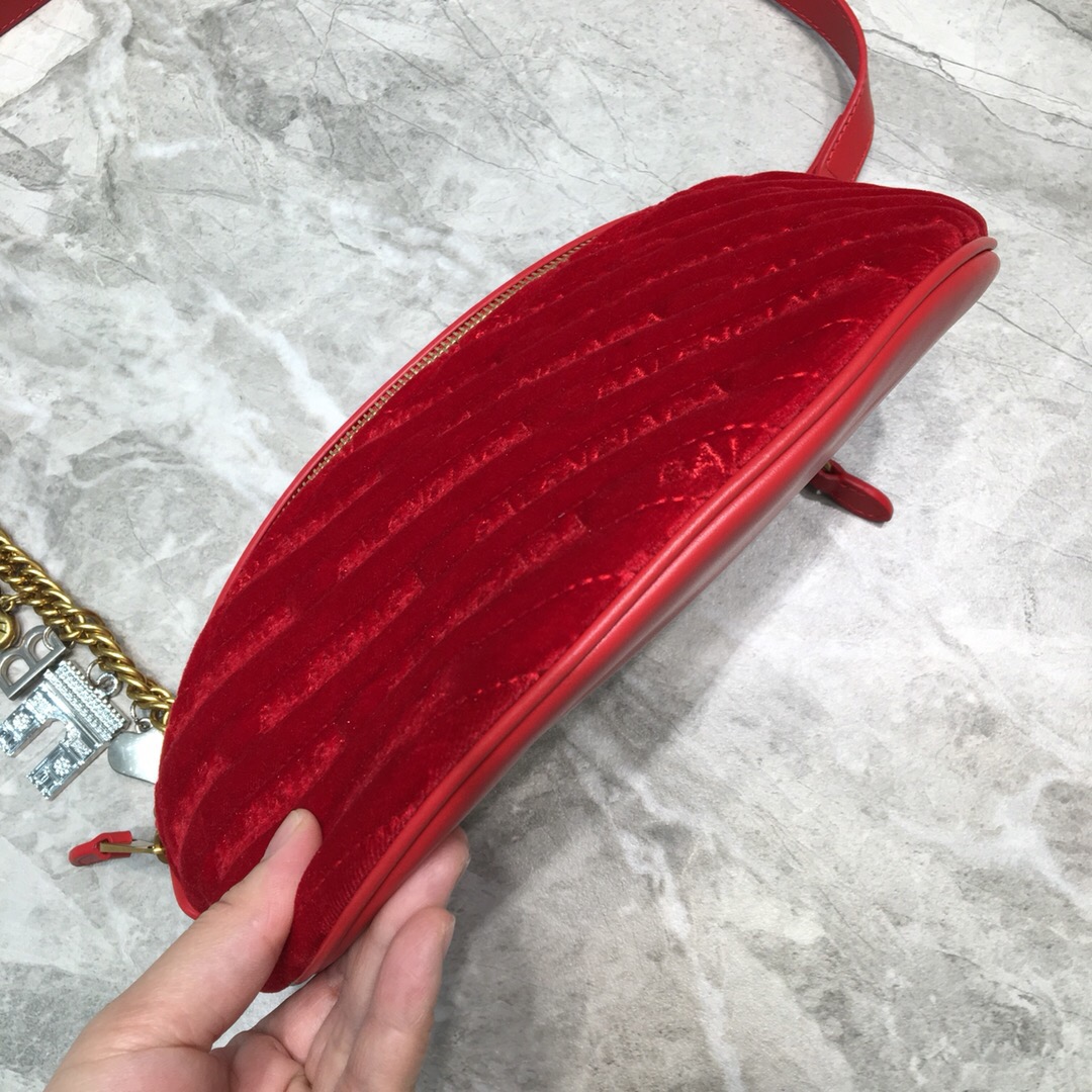 Balenciaga Souvenir XXS Belt Bag In Red. For Women. Women-s Bags 11.8in/30cm - Soul Replicas