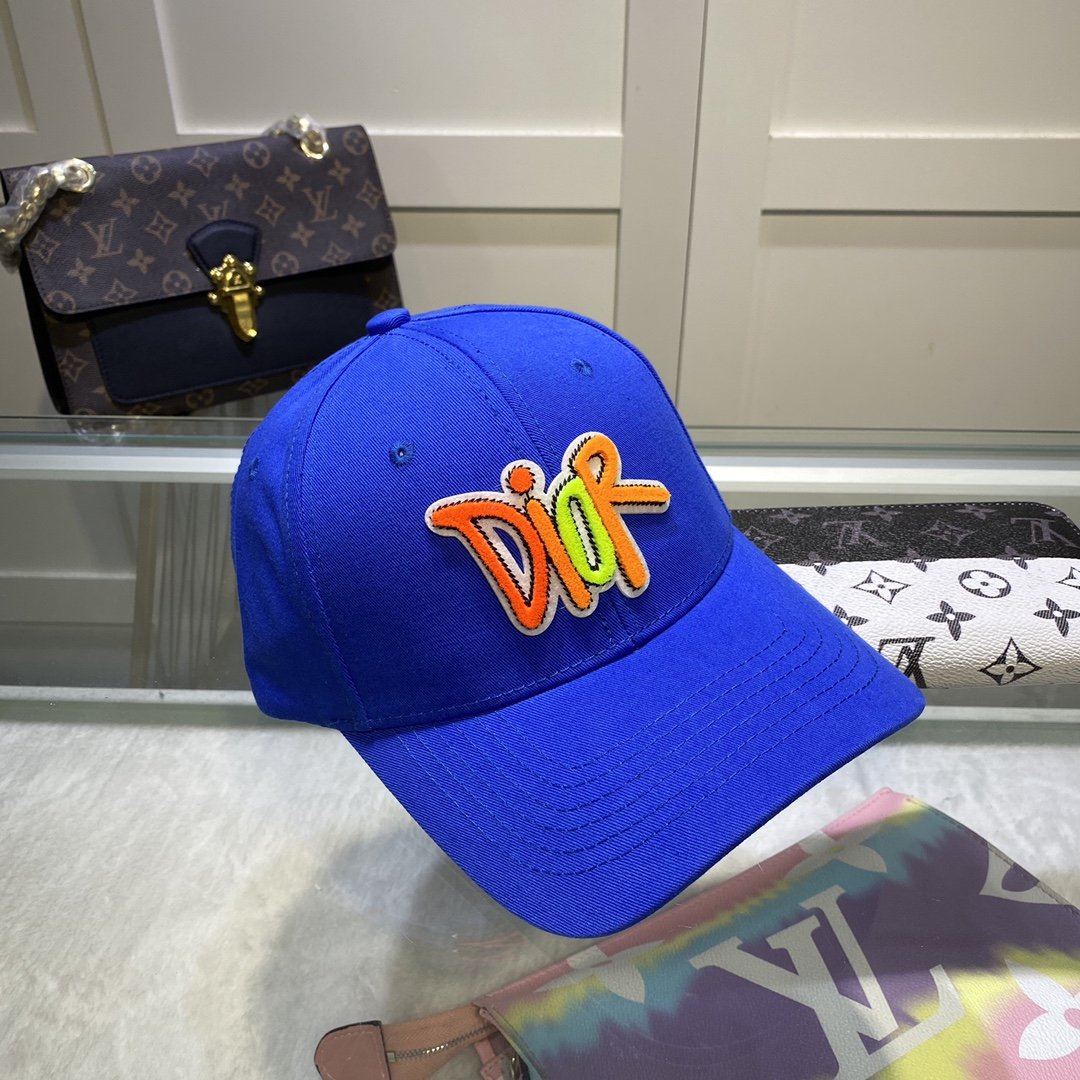 Christian Dior Jack Dior Baseball Cap In Blue - Soul Replicas
