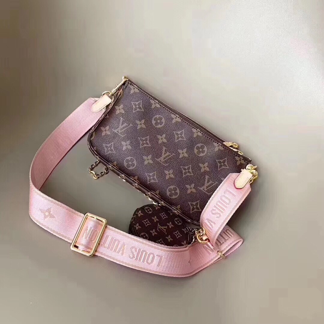 Louis Vuitton Multi Pochette Accessoires Monogram Canvas For Women. Women-s Handbags. Shoulder And Crossbody Bags 24cm LV M44840 - Soul Replicas