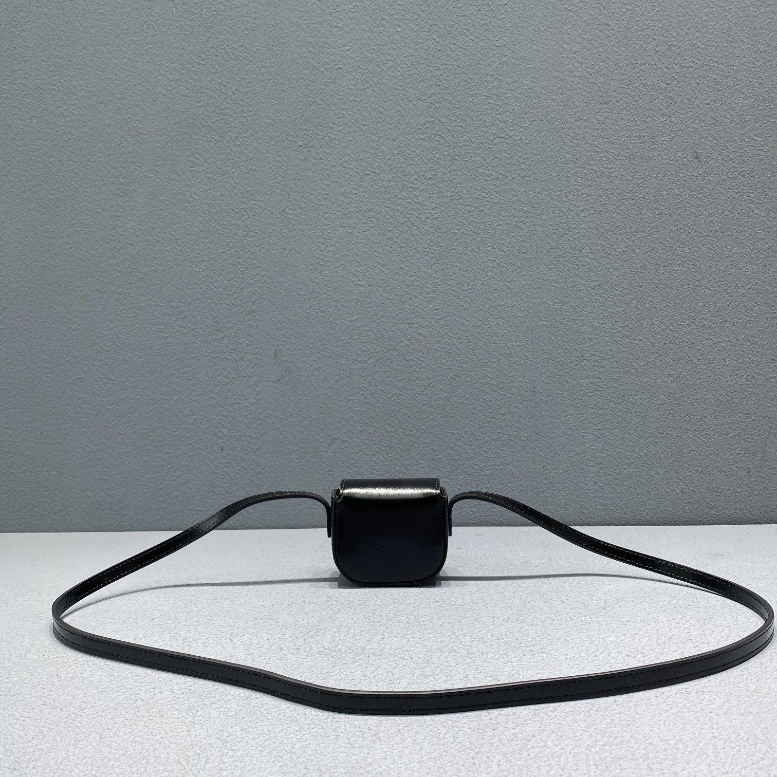 Celine Mini Triomphe Black For Women 4in/11cm 10I513DPV.38NO - Soul Replicas