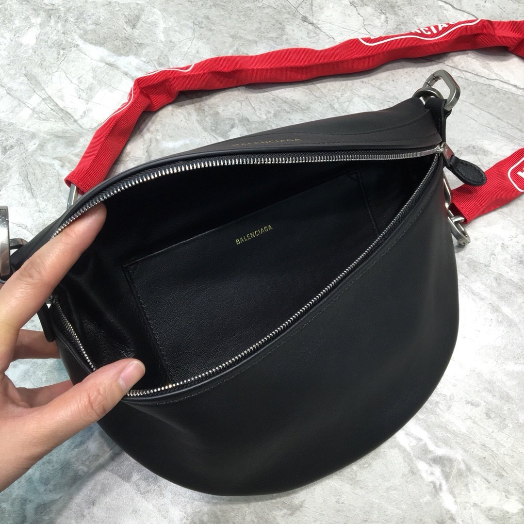 Balenciaga Souvenir XXS Belt Bag In Black. For Women. Women-s Bags 11.8in/30cm - Soul Replicas