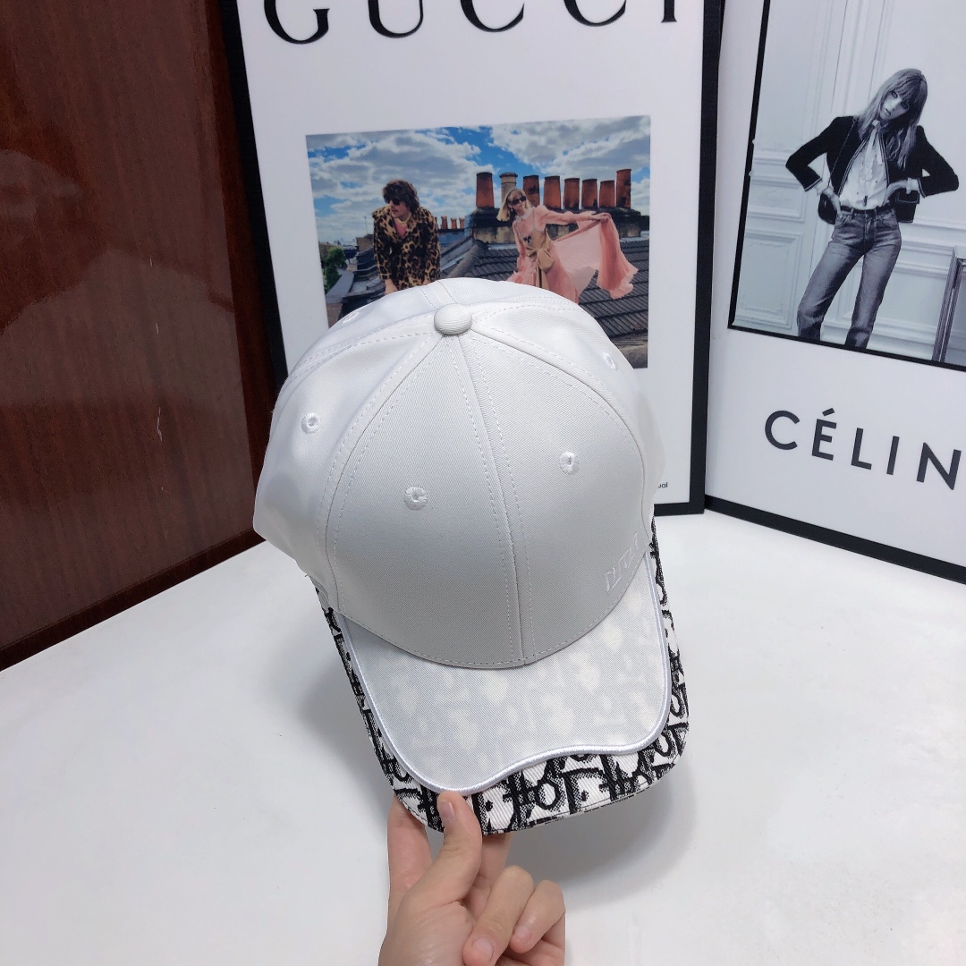 Christian Dior Baseball Cap White Cap - Soul Replicas