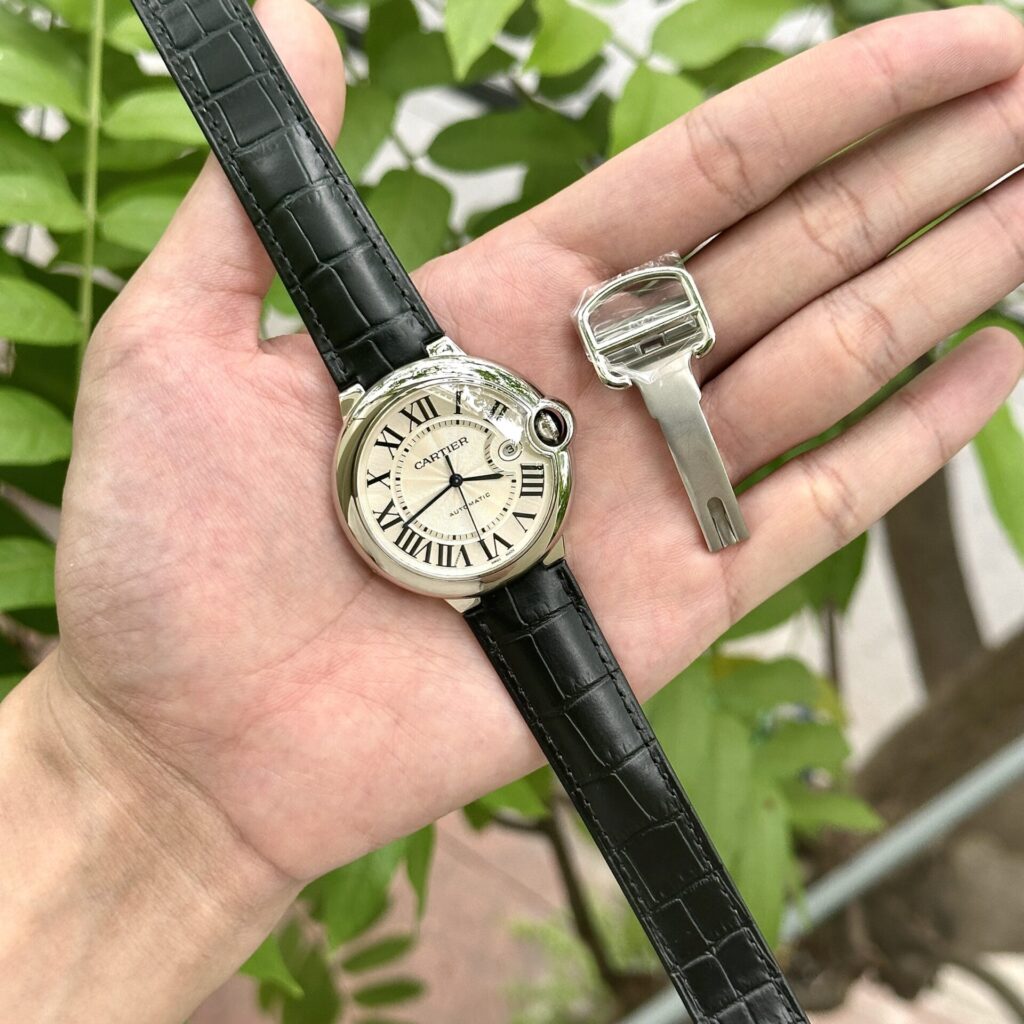 Cartier Replica Watch Ballon Bleu Leather Strap AF Factory 42mm - Soul Replicas