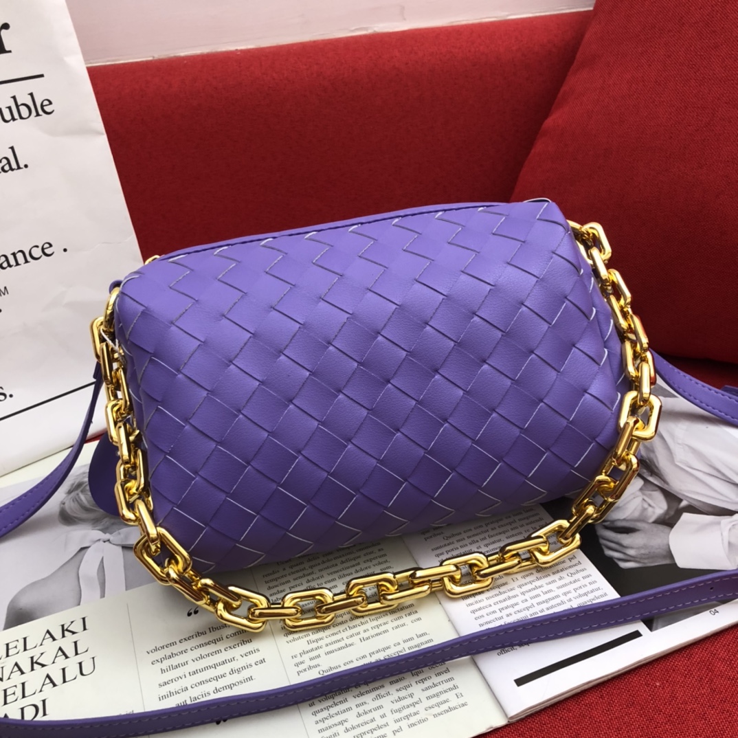 Bottega Veneta Crossbody Bag Violet. For Women. Women-s Bags 9.4in/24cm - Soul Replicas