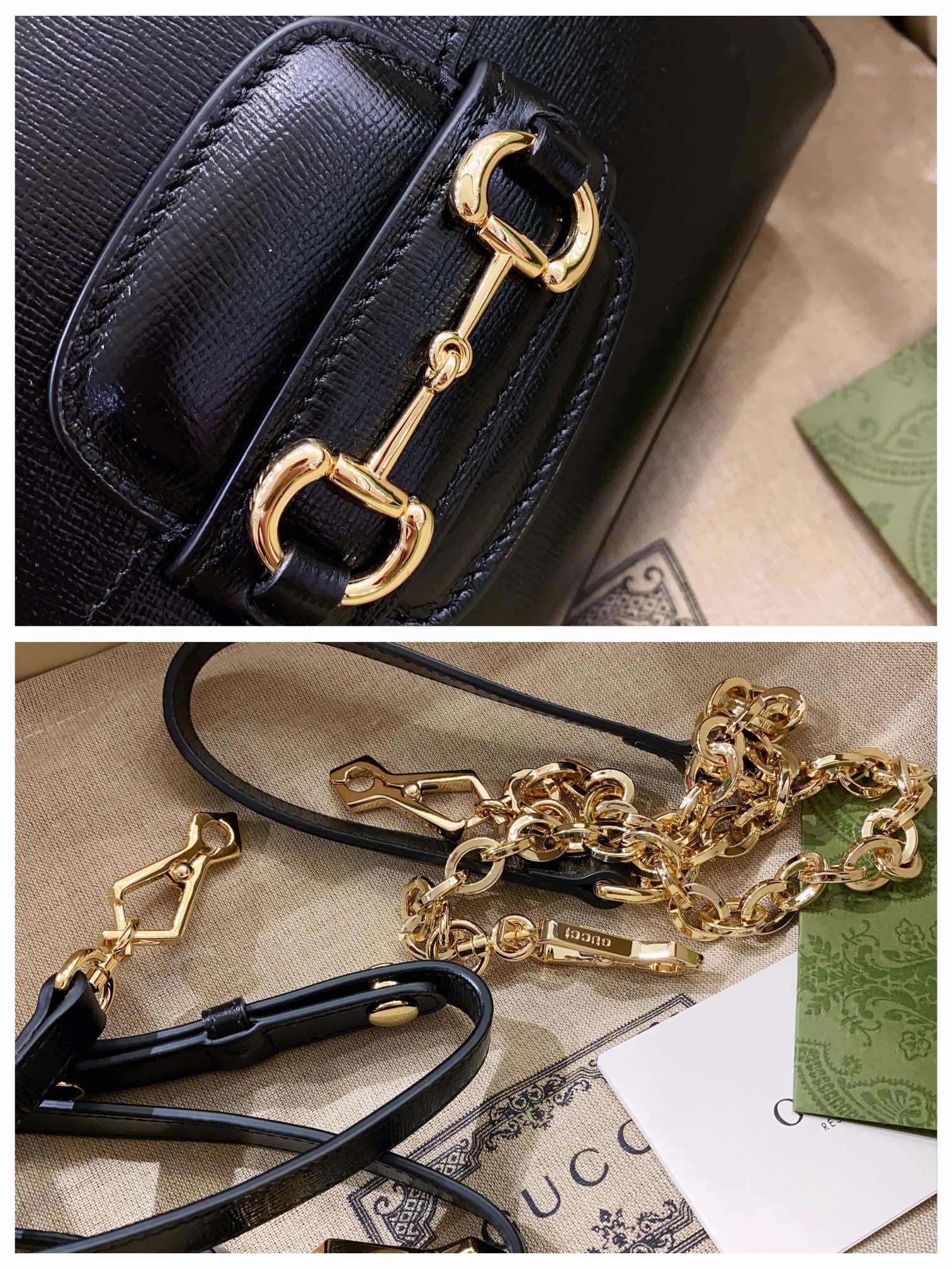 Gucci Horsebit 1955 Mini Bag Black For Women. Women-s Bags 8.7in/22cm Gucci 703848 AAA7G 1000 - Soul Replicas