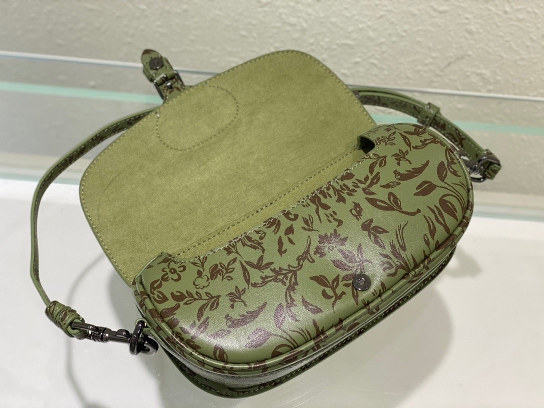 Christian Dior Bobby East-West Bag Green. For Women. Women's Handbags 8.5in/21cm CD - Soul Replicas