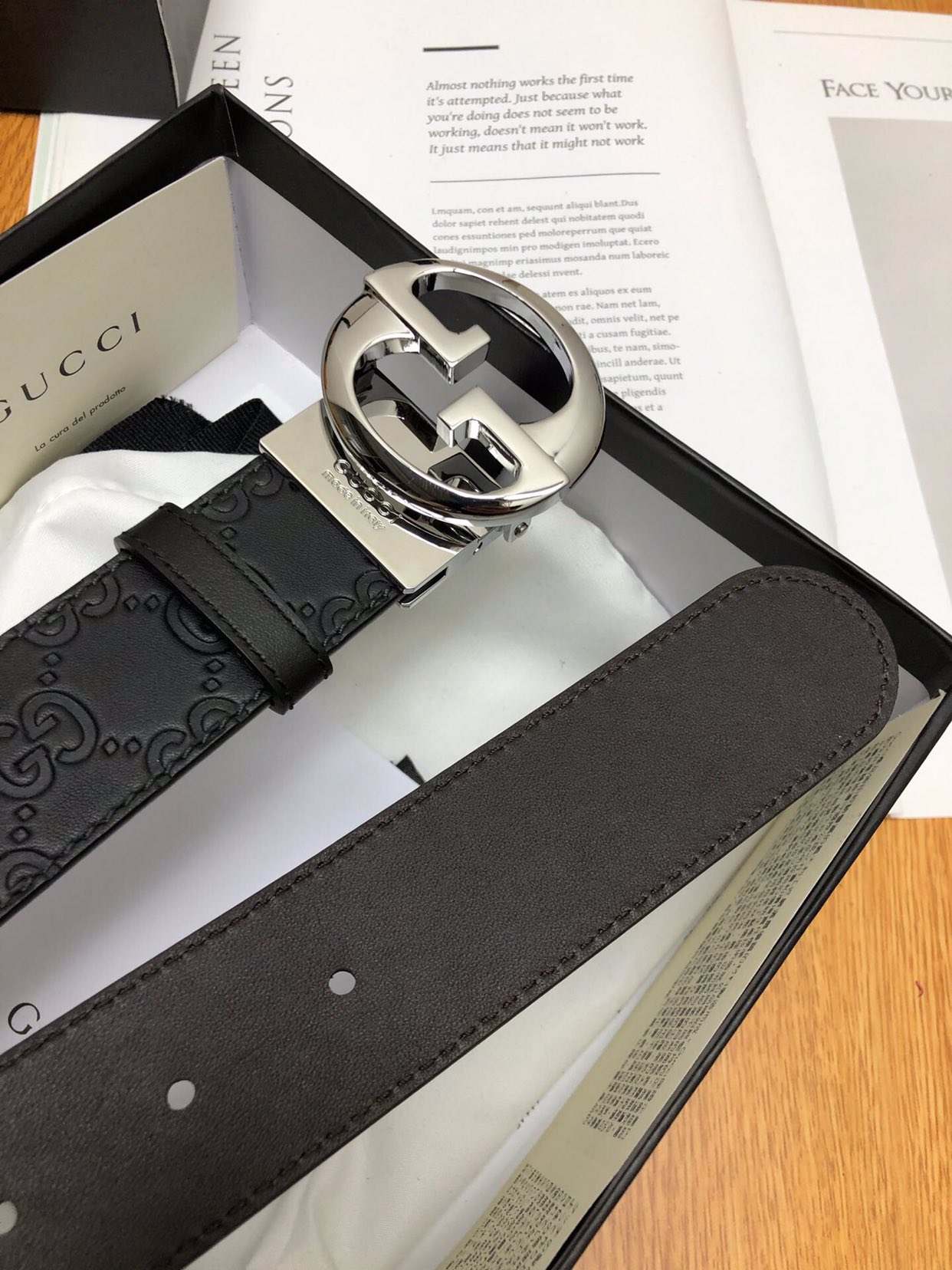 Gucci Marmont Reversible Belt Black. Women Belt - Soul Replicas