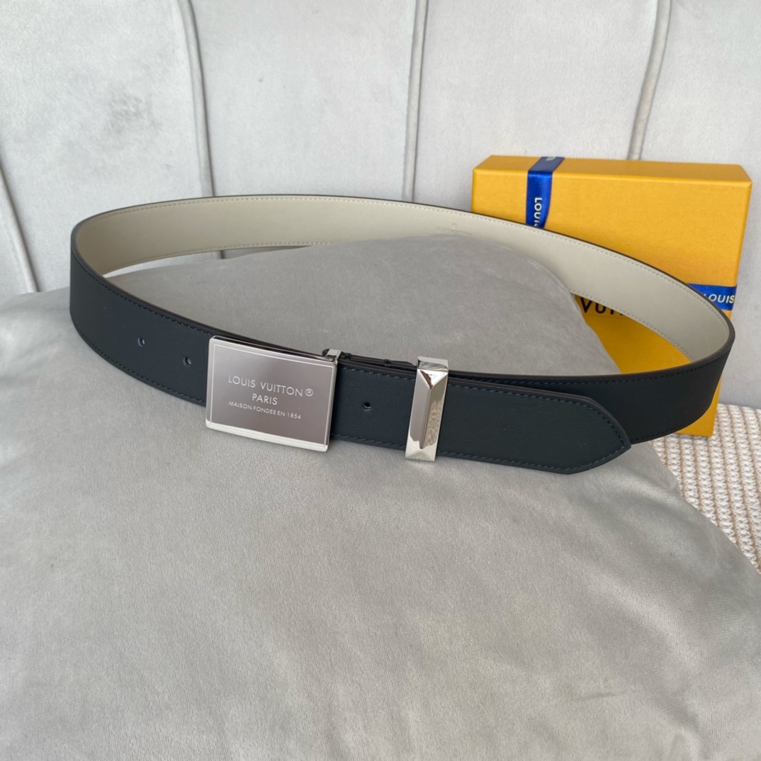 Louis Vuitton Metropole LV Belt Black LV Women Belt - Soul Replicas
